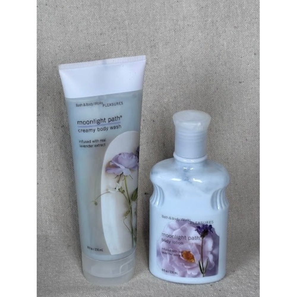 Bath & Body‎ Works Moonlight Path Creamy Body Wash & Lotion Set